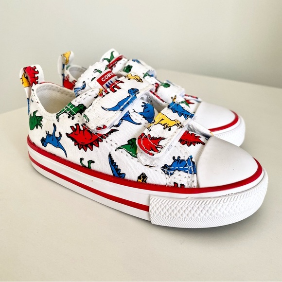 Converse Dinosaur Chuck Taylor All Star Toddler 7 New - Picture 5 of 10